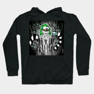 beetlejuice in dark underwold hell arts with sandworms Hoodie